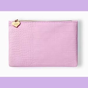 3 for $16 - NEW Ipsy Pink Crocodile Embossed Cosmetic Bag